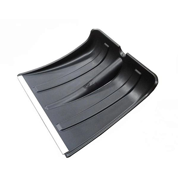 Лопата для уборки снега пластмассовая "Снежок" с алюм. планкой без черенка