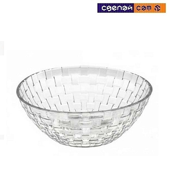 Салатник стеклянный, круглый, 150 мм, ALASKA (Аляска), PERFECTO LINEA