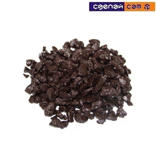 Щебень коричневый декоративный гранитный фас 20кг