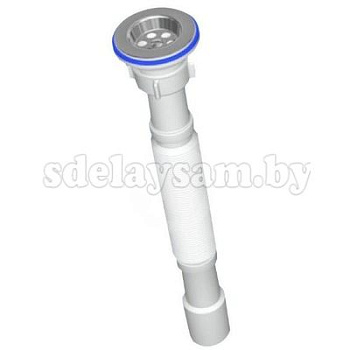 Сифон  АНИ 1/4" *40/50 гофрир. удлин. G216