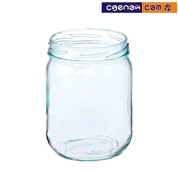 Банка стеклянная бесцветная 0.45 III-2-82-450-5 (Закр)