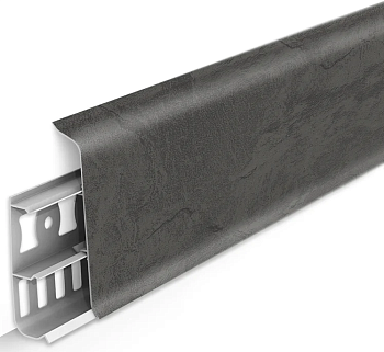 Плинтус напольный 70мм 2,2м "Идеал Деконика", 548 Лофт серый