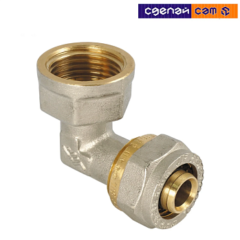 Угольник с внутренней резьбой резьбовые фитинги 16х1/2 (3752L01216)