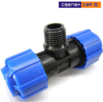 Тройник ПНД 32х32х32