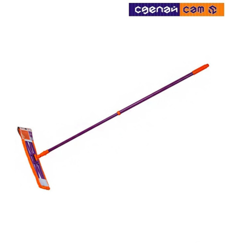 Швабра для пола с насадкой из микрофибры, PERFECTO LINEA