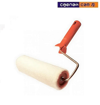 Валик VELUR 200мм ворс 4мм с ручкой 8мм