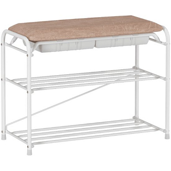 Подставка для обуви "Альфа 23" (Белый)