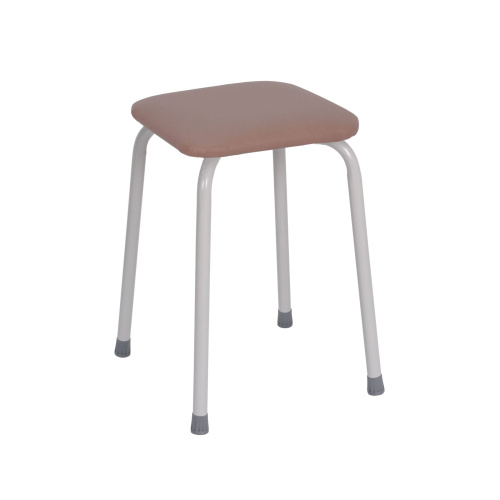 Табурет квадратный «Пенёк крепкий 224» с ЛДСП (Пыльная роза)