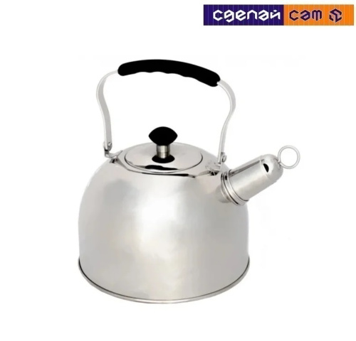 Чайник из нер.стали со свистком емк.3,0л. КЧ-30С   