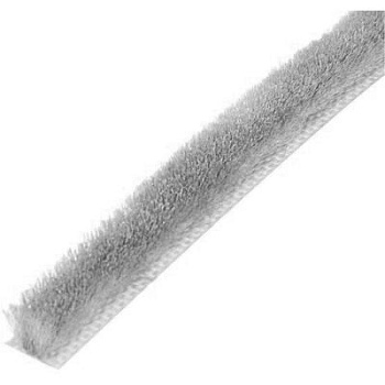 Уплотнитель щеточный 7*5мм., серый