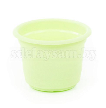 Горшок цветочный "Ксения" №3 - 0.75 л бледно-зеленый