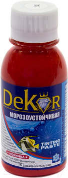Паста колерная  "DEKOR" барбарис №14 0,1 кг