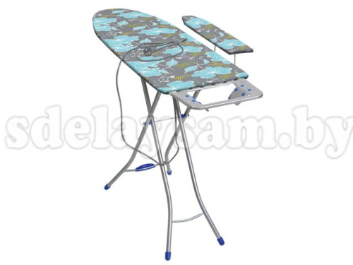 Доска гладильная Bell Classy 3 тефл (ДСП 1120 х 345), подрукавник, подставка п/утюг, удлинит, NIKA