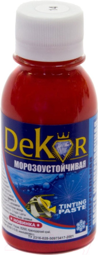 Паста колерная  "DEKOR" барбарис №14 0,1 кг