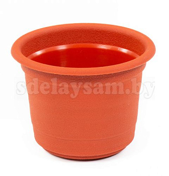 Горшок цветочный "Ксения" №3 - 0.75 л коричневый