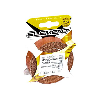 Кром.лента меламин.с клеем 19мм орех итальянс.  (5м) 