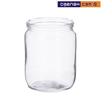 Банка стеклянная, 1-82-500 (закатка)