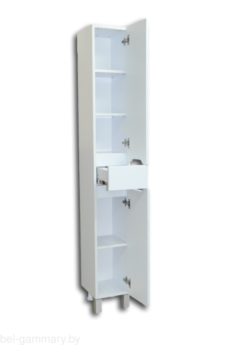 Шкаф-пенал с выдвижными ящиками Гамма 51.25 оФ8 прав.(белый)