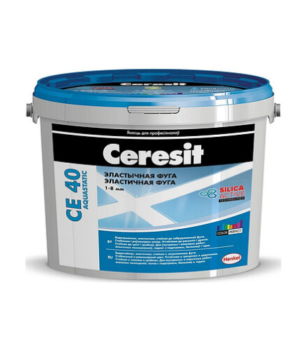 Фуга Ceresit CE-40 Черный 18 для заполнения швов НВ эластичная 2кг