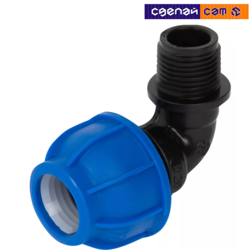 Колено с наружной резьбой 32х3/4