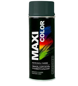 Эмаль-аэрозоль универсальная MAXI COLOR RAL6009 6009MX 400 мл (Пихтовый-зеленый)