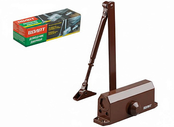 Доводчик дверной гидравлический (20-60 кг) коричн. ВОЛАТ