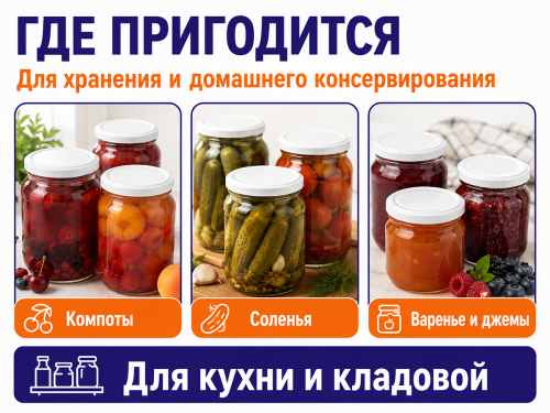 Крышка металлическая винтовая ТО, Ø82 мм фото 3