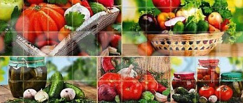 Панель ПВХ коллекция Мозаика "Щедрый урожай" 955*480*3мм