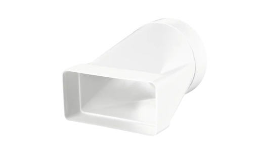 Переходник ПВХ 204*60/d125 ,812 для соединения плоских и круглых каналов