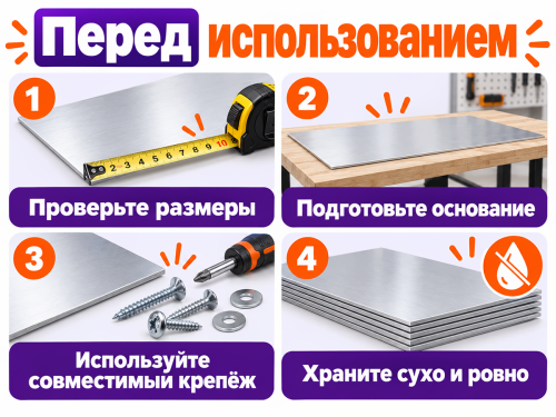 Лист алюминиевый АМг2 М 600×300×1,2 мм фото 4