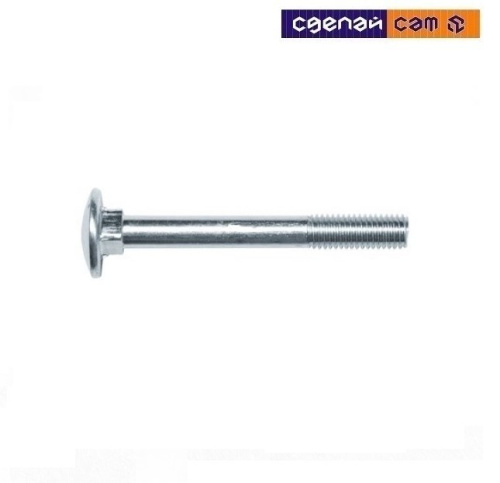 Болт мебельный 8х55 (цинк) в упаковке 6шт.