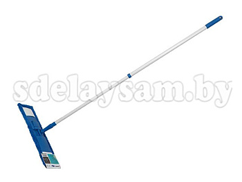 Швабра из микрофибры, синяя