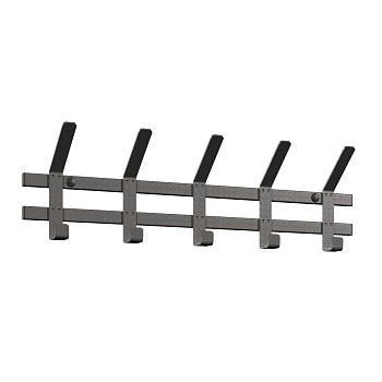 Вешалка настенная Торонто 5 графит