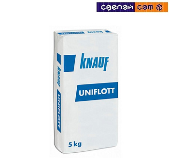 Шпатлевка гипсовая Кнауф Uniflott (5кг)     