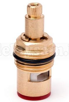 Кран-букса керамика 1/2 20 шлицов 180° №6