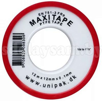 ФУМ-лента "MAXITAPE"  (13,2м*12мм*0,10мм)