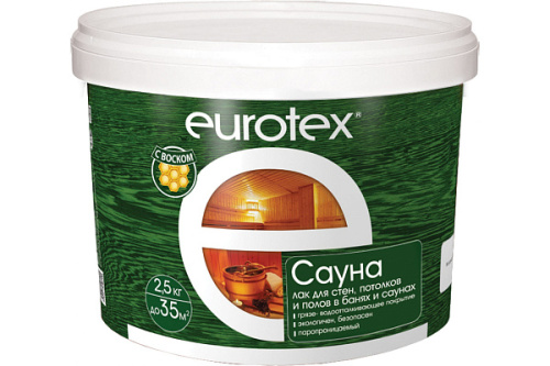 Лак "Евротекс-сауна" (0,9 кг)