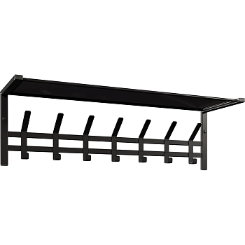 Вешалка с полкой "Торонто 31" (Черный)