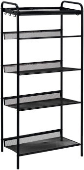 Подставка для обуви 5-и  полочная "Женева 15" ( Geneva shoes 15) (Черный)