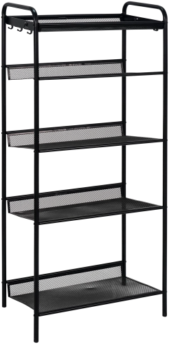 Подставка для обуви 5-и  полочная "Женева 15" ( Geneva shoes 15) (Черный)