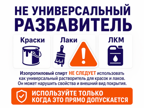Спирт изопропиловый «Абразивхимсбыт», 1 л, ГОСТ 9805-84 фото 2