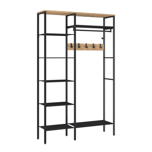 Гардеробная система "ТОРОНТО 48Л" (Черный)  ГСТ48Л  Ч