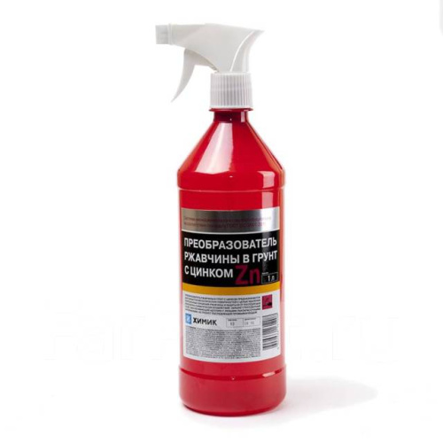 Преобразователь ржавчины в грунт с цинком "Химик", 1 л, триггер