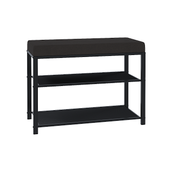 Банкетка ТОРОНТО  23S БТ23  черная/серая