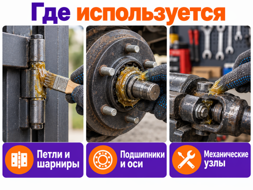 Смазка Солидол-Ж, 0,8 кг фото 3