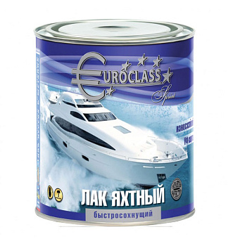 Лак алкидно-уретановый "EUROCLASS" яхтный 1,8 кг