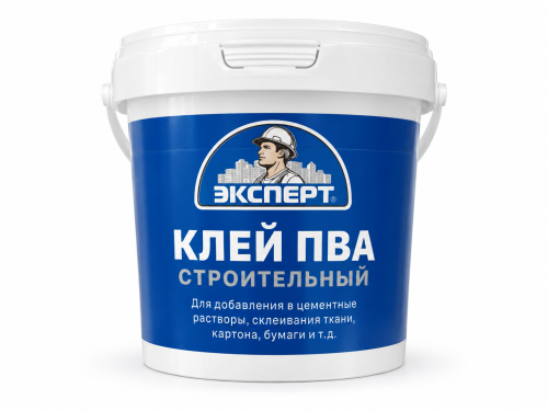 Клей ПВА «Эксперт», строительный, 0,9 кг