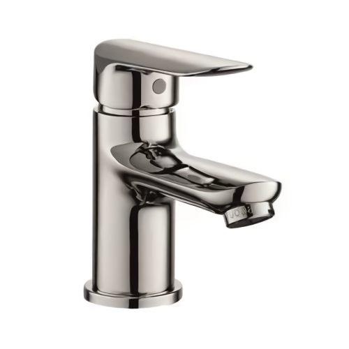 Смеситель для умывальника Lark из латуни настольный с литым изливом, картр. D35 и подв. 60 см  5121