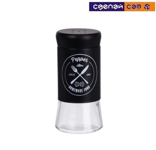 Банка для специй стекло/металл 140 мл 