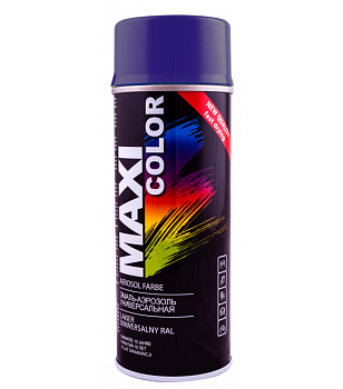 Эмаль-аэрозоль универсальная MAXI COLOR RAL5022 5022MX 400мл (Ночная синяя)
